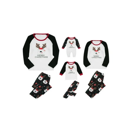 AMILIEe Matching Family Christmas Pajamas Long Sleeve Cute Deer Print Tops + Pants Set
AMILIEe Matching Family Christmas Pajamas Long Sleeve Cute Deer Print Tops + Pants Set