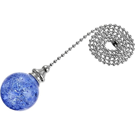 20 Inch Ceiling Fan Pull Chain Decorative Crystal Fan Pull Chain Ornament Extension 3mm Diameter Beaded 30mm Ice Cracked Ball Pendant Light Blue
20 Inch Ceiling Fan Pull Chain Decorative Crystal Fan Pull Chain Ornament Extension 3mm Diameter Beaded 30mm Ice Cracked Ball Pendant Light Blue