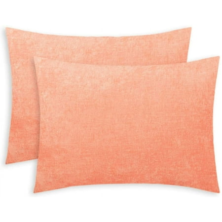 CaliTime Pack of 2 Cozy Standard Pillow Shams Cases for Bed Bedding Decoration Solid Dyed Soft Chenille 16x16 Inches Cantaloupe
CaliTime Pack of 2 Cozy Standard Pillow Shams Cases for Bed Bedding Decoration Solid Dyed Soft Chenille 16x16 Inches Cantaloupe