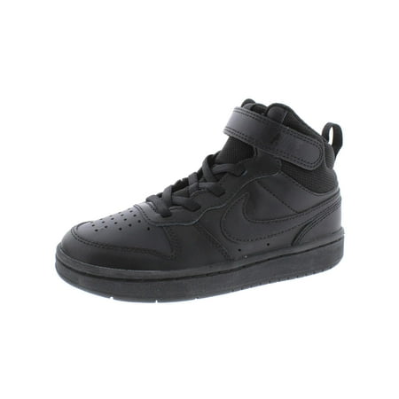 Nike Boys Court Borough Mid 2 Leather Sneakers Athletic Shoes