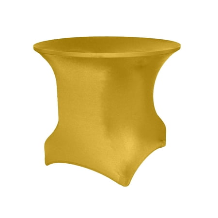 Ultimate Textile (2 Pack) Round Fitted Stretch Spandex Table Cover - for 60 and 72-Inch Round Tables Gold
Ultimate Textile (2 Pack) Round Fitted Stretch Spandex Table Cover - for 60 and 72-Inch Round Tables Gold