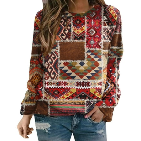 Sweatshirts Women Trendy Womens Daily Print O Neck Sweatshirt Round Neck Fit Pullover Tops Casual Long Sleeve Workout Shirts Casual Loose Louse Light Lingerie Set
Sweatshirts Women Trendy Womens Daily Print O Neck Sweatshirt Round Neck Fit Pullover Tops Casual Long Sleeve Workout Shirts Casual Loose Louse Light Lingerie Set