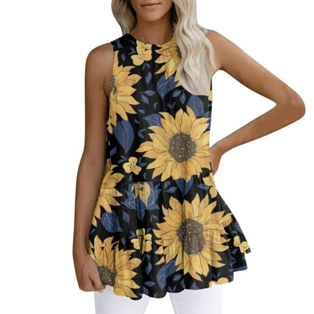 JDEFEG Womens Vest Must Haves for Women Women Sleeveless Tops Crew Neck Casual Flowy Tunic Camis Shirts Bra with Top Puffer Vest Women Polyester Spandex Yellow M
JDEFEG Womens Vest Must Haves for Women Women Sleeveless Tops Crew Neck Casual Flowy Tunic Camis Shirts Bra with Top Puffer Vest Women Polyester Spandex Yellow M