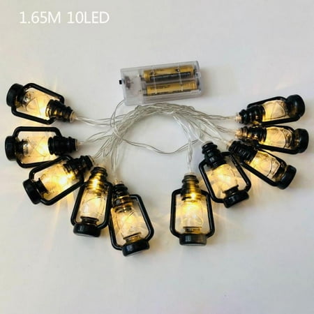 SweetCandy 1.65M 10 Lights/ 3M 20 Lights Retro Kerosene Pendant LED Eid Mubarak Decorative String Lights Ramadan Kareem Decoration Lamp
SweetCandy 1.65M 10 Lights/ 3M 20 Lights Retro Kerosene Pendant LED Eid Mubarak Decorative String Lights Ramadan Kareem Decoration Lamp