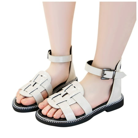 DNDKILG Children Girl Boy Roman Dress Party School Wedding Shoes Sandals Child Summer Outdoor White 4Y-10.5Y 28
DNDKILG Children Girl Boy Roman Dress Party School Wedding Shoes Sandals Child Summer Outdoor White 4Y-10.5Y 28