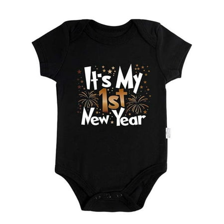 Baby Romper Boy Girl New Year Letter Print Long Sleeve Romper Jumpsuit Baby Bodysuit Black 3 Months-6 Months
Baby Romper Boy Girl New Year Letter Print Long Sleeve Romper Jumpsuit Baby Bodysuit Black 3 Months-6 Months