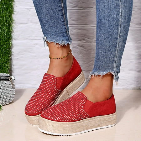 uikmnh Slippers for Women Women s Breathable Flat Round Toe Comfortable Slip-On Casual Single Shoes Red 8.5
uikmnh Slippers for Women Women s Breathable Flat Round Toe Comfortable Slip-On Casual Single Shoes Red 8.5