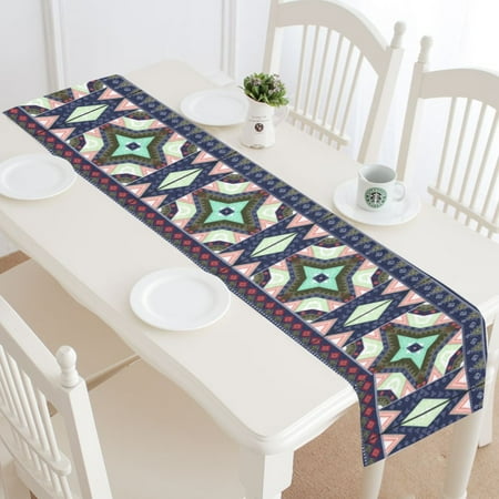 MYPOP Ethnic Bohemian Table Runner Home Decor 14x72 Inch Boho Geometric Table Cloth Runner for Wedding Party Banquet Decoration
MYPOP Ethnic Bohemian Table Runner Home Decor 14x72 Inch Boho Geometric Table Cloth Runner for Wedding Party Banquet Decoration