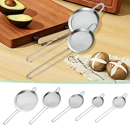 New 2024 Kitchen Utensils & Gadgets Clearance Fine Strainer Stainless Steel Flour Sifters Hand Helds Flour Sifters with Long Handle for Baking Kitchen
New 2024 Kitchen Utensils & Gadgets Clearance Fine Strainer Stainless Steel Flour Sifters Hand Helds Flour Sifters with Long Handle for Baking Kitchen