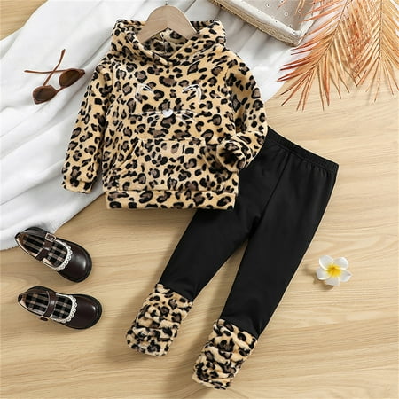4-7 T Toddler Kids Girls Tracksuit Set Little Girl Leopard Print Sweatshirts Zip Up Hoodies+ Sweatpants Outfits Sets Brown 5 Years
4-7 T Toddler Kids Girls Tracksuit Set Little Girl Leopard Print Sweatshirts Zip Up Hoodies+ Sweatpants Outfits Sets Brown 5 Years