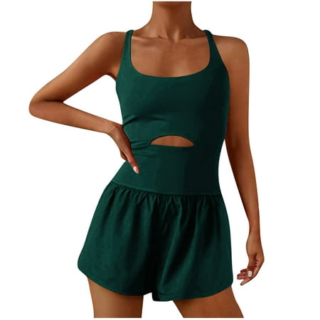 RQYYD Womens Workout Athletic Romper One Piece Jumpsuits Womens Running Onesie Workout Outfits Exercise Yoga Clothes Overall Gym
RQYYD Womens Workout Athletic Romper One Piece Jumpsuits Womens Running Onesie Workout Outfits Exercise Yoga Clothes Overall Gym