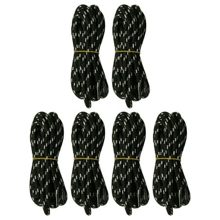 6 Pairs 5mm Thick Heavy Duty Black White Spot Hiking Work Boot Laces Shoelaces Strings Replacement for Men Women 39 40 48 54 55 60 63 72 Inches
6 Pairs 5mm Thick Heavy Duty Black White Spot Hiking Work Boot Laces Shoelaces Strings Replacement for Men Women 39 40 48 54 55 60 63 72 Inches
