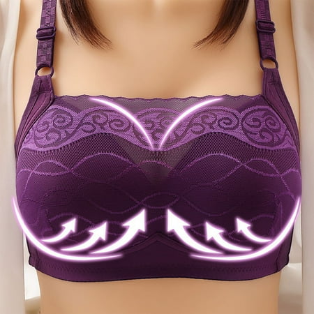 Jiyugala Tube Tops For Women Womens Lace Unwired Bra Comfort Bra Plus Size Full Cup Thin Underwear
Jiyugala Tube Tops For Women Womens Lace Unwired Bra Comfort Bra Plus Size Full Cup Thin Underwear