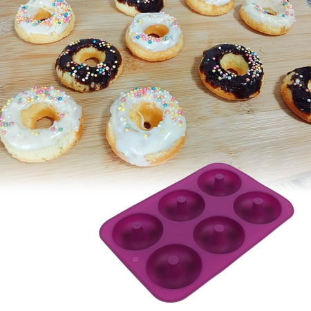 6-Cavity Silicone Donut Baking Pan Donut Chocolate Mold Microwave Freezer Safe(Purple)
6-Cavity Silicone Donut Baking Pan Donut Chocolate Mold Microwave Freezer Safe(Purple)