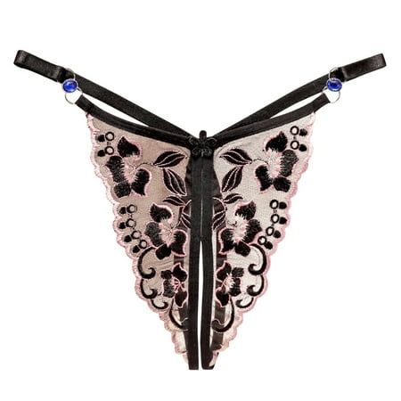 iOPQO panties for women Women Embroidered Panties Sexy Diamond Belt Adjustable Knot Sexy Open Crotch Thong Panties Women s Panties Black One Size
iOPQO panties for women Women Embroidered Panties Sexy Diamond Belt Adjustable Knot Sexy Open Crotch Thong Panties Women s Panties Black One Size