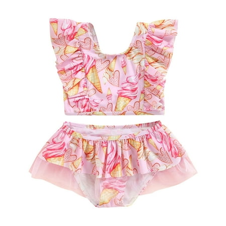 stylesilove Toddler Kid Girls Ice Cream Printed Ruffle 2pcs Bikini Set Flutter Tankini Swimsuit Bathing Suit Beach Swimwear (5-6 Years Pink)
stylesilove Toddler Kid Girls Ice Cream Printed Ruffle 2pcs Bikini Set Flutter Tankini Swimsuit Bathing Suit Beach Swimwear (5-6 Years Pink)