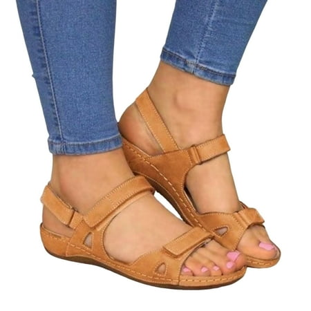 Ladies Rome Style Sandals Open Peep Toe Solid Color Quick Dry Shoes for Valentine s Day Christmas Gift Yellow 43
Ladies Rome Style Sandals Open Peep Toe Solid Color Quick Dry Shoes for Valentine s Day Christmas Gift Yellow 43