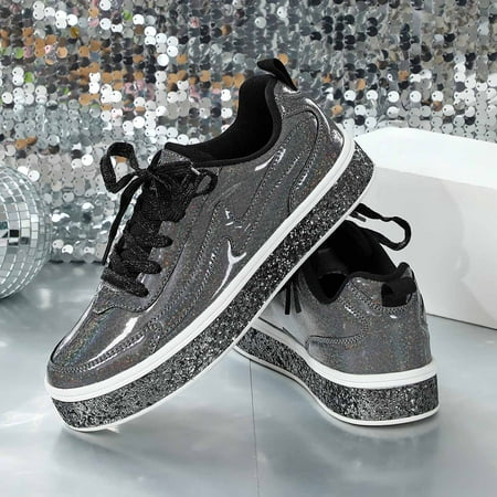 Daznico Walking Sneakers for Women Women s Leather Platform Casual Shoes Bright Top Low Top Lace Up Sneakers Sneakers for Women(Color:Black Size:US 8)
Daznico Walking Sneakers for Women Women s Leather Platform Casual Shoes Bright Top Low Top Lace Up Sneakers Sneakers for Women(Color:Black Size:US 8)