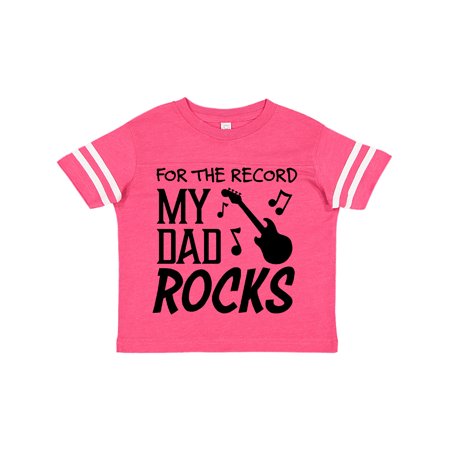 Inktastic For the Record My Dad Rocks Gift Toddler Boy or Toddler Girl T-Shirt
Inktastic For the Record My Dad Rocks Gift Toddler Boy or Toddler Girl T-Shirt