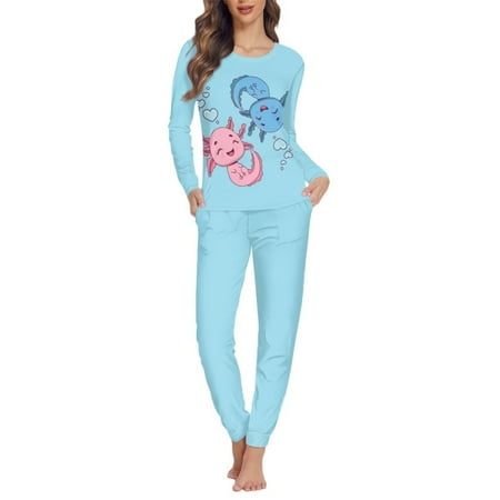 Pzuqiu Comfort Nightwear for Women Sleepwear Relax Sleep Pajama Lingerie with Cute Axolotl Print Size 2XL Lounge Set Holiday Nightwear Fall Winter Spring Outfits 2 Pack
Pzuqiu Comfort Nightwear for Women Sleepwear Relax Sleep Pajama Lingerie with Cute Axolotl Print Size 2XL Lounge Set Holiday Nightwear Fall Winter Spring Outfits 2 Pack