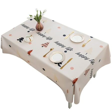 LYU Christmas Table Mat Oil-proof Waterproof Heat Insulation Tear Resistant Christmas Tree Nordic Home Tablecloth Ins Style for Dining Room
LYU Christmas Table Mat Oil-proof Waterproof Heat Insulation Tear Resistant Christmas Tree Nordic Home Tablecloth Ins Style for Dining Room