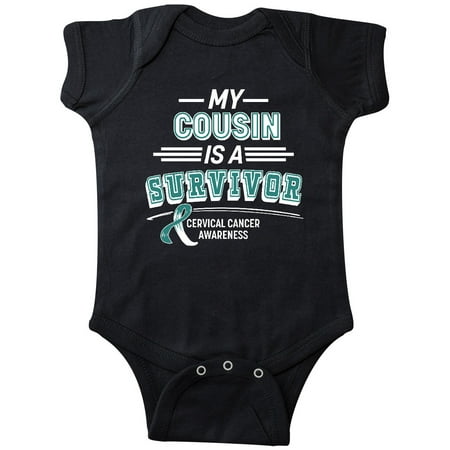 Inktastic My Cousin is a Survivor Cervical Cancer Awareness Gift Baby Boy or Baby Girl Bodysuit
Inktastic My Cousin is a Survivor Cervical Cancer Awareness Gift Baby Boy or Baby Girl Bodysuit