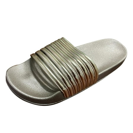 HIBRO Women Shoes Flat Beach Slippers Fashion Shiny Flat Slippers Flash Diamond Sandals Platform Wedge Slide Sandals for Women Women Pearl Slide
HIBRO Women Shoes Flat Beach Slippers Fashion Shiny Flat Slippers Flash Diamond Sandals Platform Wedge Slide Sandals for Women Women Pearl Slide