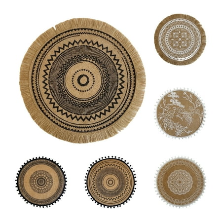 Round Embroidery/Lace Table Placemat Nordic Style Non-slip placemat Heat Insulation Furniture Decoration mat Coffee Cup Mats
Round Embroidery/Lace Table Placemat Nordic Style Non-slip placemat Heat Insulation Furniture Decoration mat Coffee Cup Mats