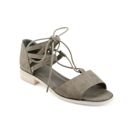 JOURNEE COLLECTION Womens Gray Ghille Lace Up System Traction Outsole Padded Ingrid Round Toe Block Heel Lace-Up Sandals 10
JOURNEE COLLECTION Womens Gray Ghille Lace Up System Traction Outsole Padded Ingrid Round Toe Block Heel Lace-Up Sandals 10