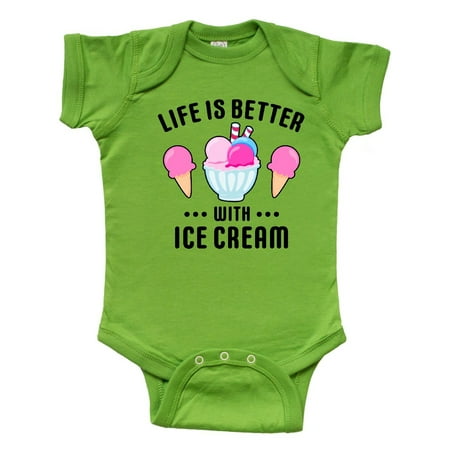 Inktastic Life is Better with Ice Cream with Bowl and Two Cones Gift Baby Boy or Baby Girl Bodysuit
Inktastic Life is Better with Ice Cream with Bowl and Two Cones Gift Baby Boy or Baby Girl Bodysuit
