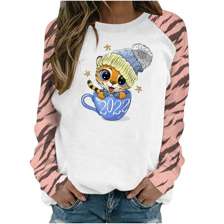 Bospose Women O-Neck Shirt Long Sleeve Crop Top Corset Top Pink Top Women S Fashion Print Sweatshirt Pullover Tops d Tops Blouse Lady 0 Neck Tiger Panel Sweatshirt Sweatshirt Top Xxl
Bospose Women O-Neck Shirt Long Sleeve Crop Top Corset Top Pink Top Women S Fashion Print Sweatshirt Pullover Tops d Tops Blouse Lady 0 Neck Tiger Panel Sweatshirt Sweatshirt Top Xxl