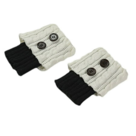 Sofullue Women Winter Cable Knitted Buttons Boot Cuffs Toppers Solid Color Crochet Short Leg Warmers Rolled Down Stretchy Thermal Warm Socks
Sofullue Women Winter Cable Knitted Buttons Boot Cuffs Toppers Solid Color Crochet Short Leg Warmers Rolled Down Stretchy Thermal Warm Socks