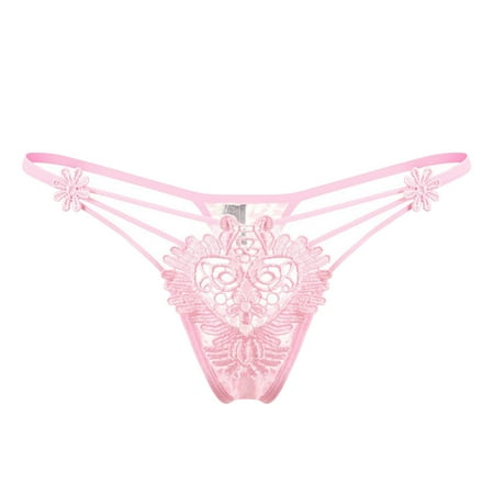Women s Lace Transparent Panties Hollow Embroidery Temptation Embroidery Panties Thongs 3 Pack
Women s Lace Transparent Panties Hollow Embroidery Temptation Embroidery Panties Thongs 3 Pack