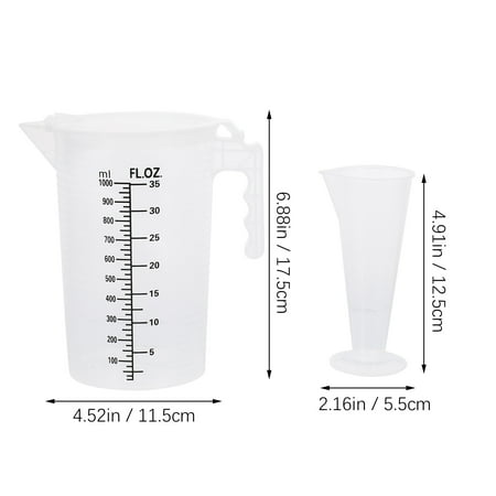Measuring Pitcher Funnelpitcher Cup Cup Motor Pouring Oil Mixing Liquid Batter Baking Plastic Container Set Dispenser
Measuring Pitcher Funnelpitcher Cup Cup Motor Pouring Oil Mixing Liquid Batter Baking Plastic Container Set Dispenser