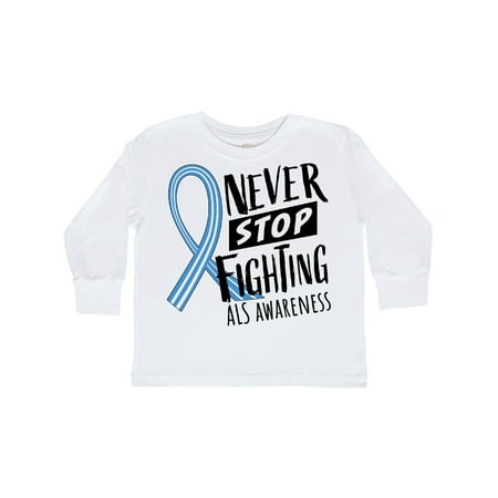 Inktastic Never Stop Fighting ALS Awareness Gift Toddler Boy or Toddler Girl Long Sleeve T-Shirt
Inktastic Never Stop Fighting ALS Awareness Gift Toddler Boy or Toddler Girl Long Sleeve T-Shirt