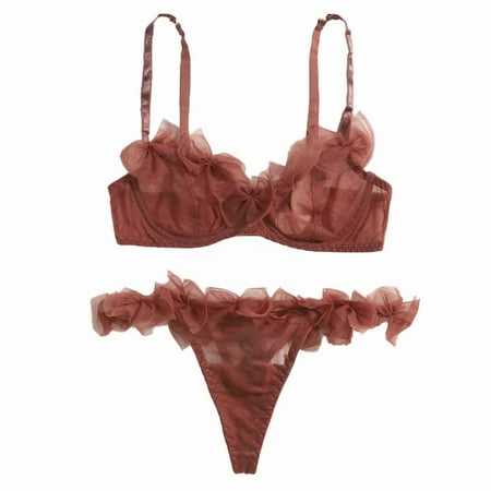 Exotic Underwear Advanced Romantic Suspender Underwear Mesh Bow Negligees Set Bralette Chemise Nighty Lingerie
Exotic Underwear Advanced Romantic Suspender Underwear Mesh Bow Negligees Set Bralette Chemise Nighty Lingerie