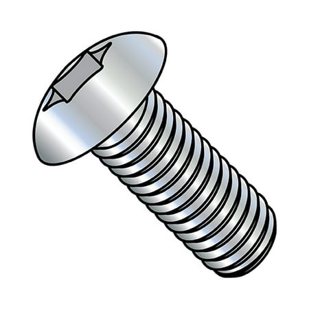 6-32X3/8 6 Lobe Truss Machine Screw Fully Threaded Zinc (Pack Qty 10 000) BC-0606MTT