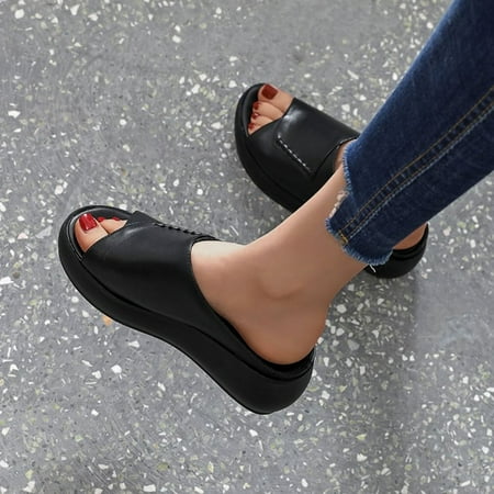 Ykohkofe Fashion Spring And Summer Thick Soled Women Sandals Casual Peep Toe Slip On Beach Slippers
Ykohkofe Fashion Spring And Summer Thick Soled Women Sandals Casual Peep Toe Slip On Beach Slippers