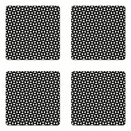 Abstract Coaster Set of 4 Triangles Arranged in a Table Square Basic and Repetitive Square Hardboard Gloss Coasters Standard Size Dark Grey and Eggshell by Ambesonne
Abstract Coaster Set of 4 Triangles Arranged in a Table Square Basic and Repetitive Square Hardboard Gloss Coasters Standard Size Dark Grey and Eggshell by Ambesonne