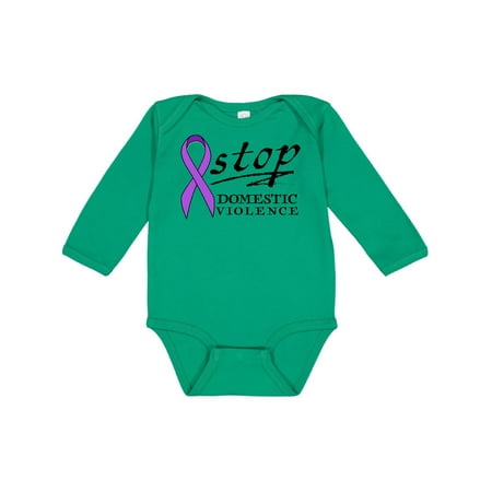 Inktastic Stop Domestic Violence-purple ribbon Gift Baby Boy or Baby Girl Long Sleeve Bodysuit
Inktastic Stop Domestic Violence-purple ribbon Gift Baby Boy or Baby Girl Long Sleeve Bodysuit