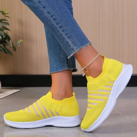 NEGJ Stripe Sneaker For Women Mesh Running Shoes Athletic Tennis Walking Shoes Fly Woven Breathable Sneak
NEGJ Stripe Sneaker For Women Mesh Running Shoes Athletic Tennis Walking Shoes Fly Woven Breathable Sneak
