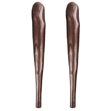 NUOLUX 2pcs Plastic Stick Costume Party Decoration Vivid Savage Rod Cosplay Stick