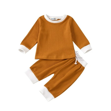 Honeeladyy Newborn Baby Boys Girls Long Sleeve Knitted Tops+Pants Clothes Outfit set Coffee
Honeeladyy Newborn Baby Boys Girls Long Sleeve Knitted Tops+Pants Clothes Outfit set Coffee