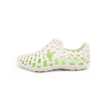 Gomelly Womens Mens Water Shoes Garden Clogs Sandals Comfort Summer Beach Sandals White And Green 5.5(W)
Gomelly Womens Mens Water Shoes Garden Clogs Sandals Comfort Summer Beach Sandals White And Green 5.5(W)