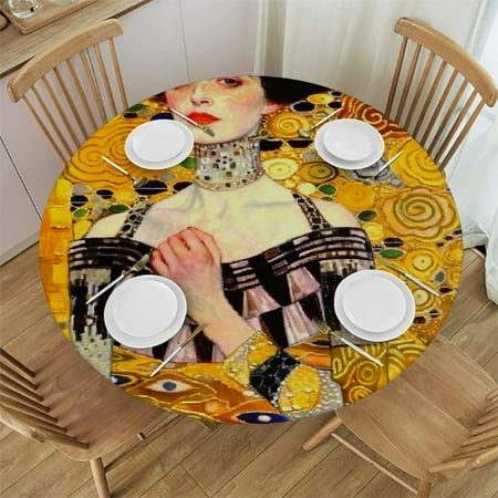 BCIIG Art Nouveau Fashion Round Table Cover Stain Resistant Washable Indoor Outdoor Tablecloth Kitchen Dining Wedding Parties Waterproof 100% Polyester Fiber 54-58
BCIIG Art Nouveau Fashion Round Table Cover Stain Resistant Washable Indoor Outdoor Tablecloth Kitchen Dining Wedding Parties Waterproof 100% Polyester Fiber 54-58