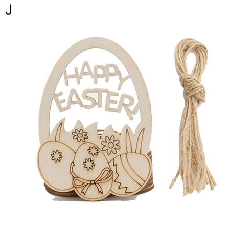 HengL 1 Set Easter Hanging Pendant Convenient Fine Workmanship Wood Bunny Egg Chicken DIY Ornament for Festival
HengL 1 Set Easter Hanging Pendant Convenient Fine Workmanship Wood Bunny Egg Chicken DIY Ornament for Festival