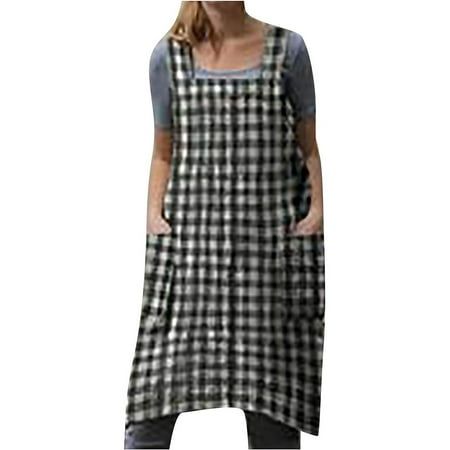 dress women Pinafore Apron Baking Cooking Cross Back Blend Dress With Pockets beach dress
dress women Pinafore Apron Baking Cooking Cross Back Blend Dress With Pockets beach dress