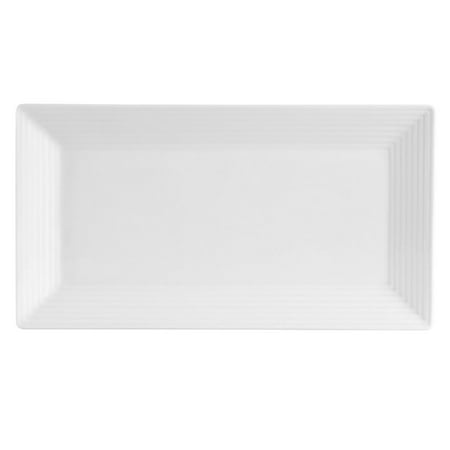 

Cambridge Square Rectangle Platter 14-1/2 W X 8-1/4 L X 1 H Porcelain White 6 packs