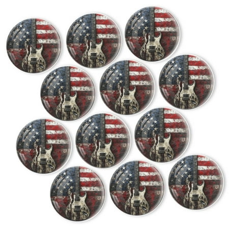 Strong Refrigerator Magnet Fridge Sticker Rocking American - Flag Guitar 12Pcs Beautiful Photo Decorative Magnet Set Small Round Crystal Glass Craftwork for Refrigerator Decor
Strong Refrigerator Magnet Fridge Sticker Rocking American - Flag Guitar 12Pcs Beautiful Photo Decorative Magnet Set Small Round Crystal Glass Craftwork for Refrigerator Decor