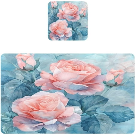 Tangkunup Retro Roses Leather Placemats Set of 4 with 4 Coasters Heat Resistant Table Mats for Kitchen Restaurant Dining Table Decoration
Tangkunup Retro Roses Leather Placemats Set of 4 with 4 Coasters Heat Resistant Table Mats for Kitchen Restaurant Dining Table Decoration